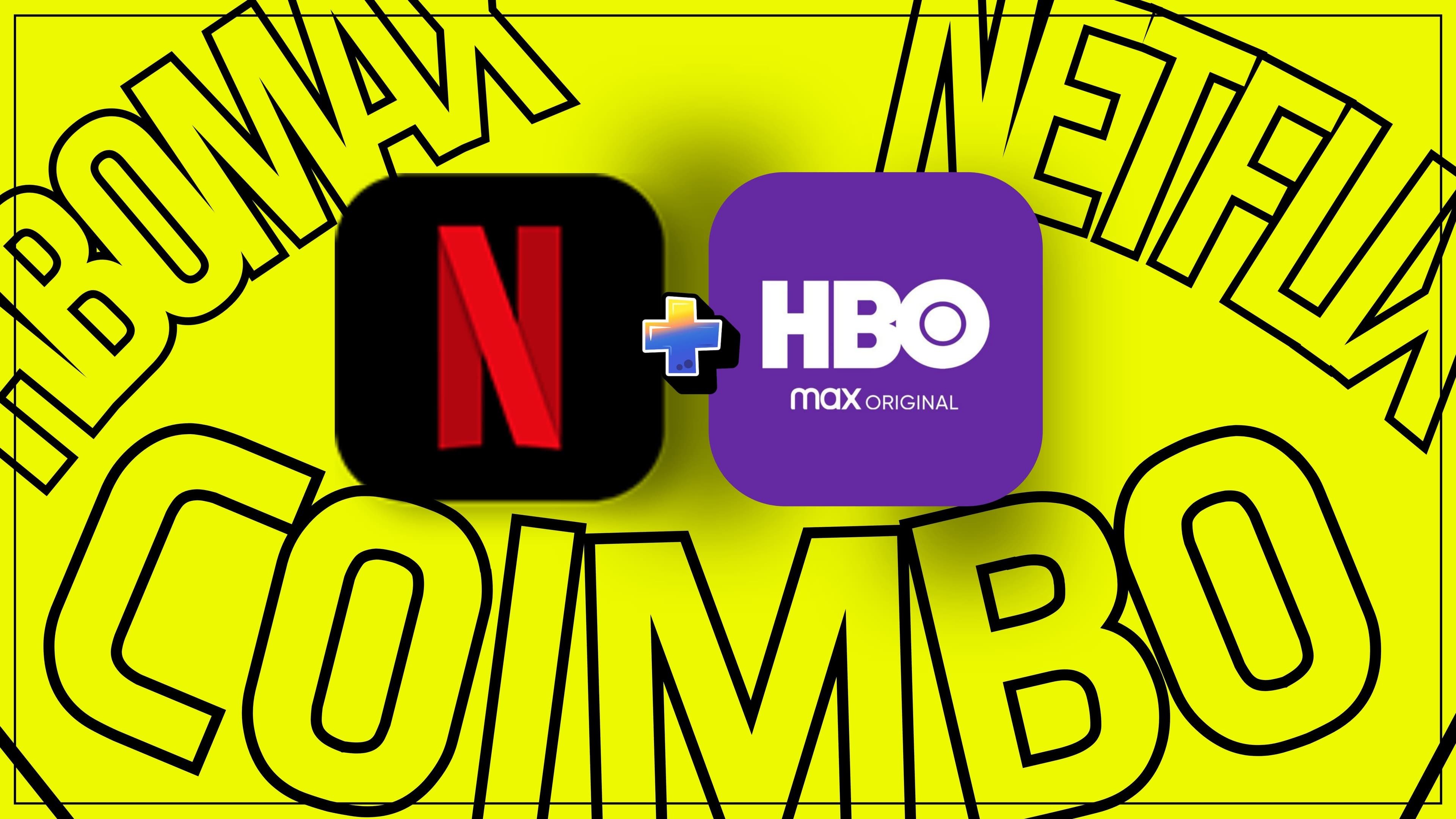 Promotional image for NETFLIX | HBO combo.