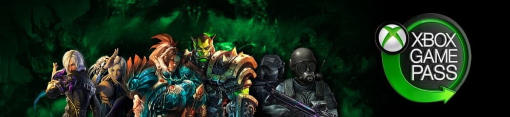 Promotional banner for Xbox Game Pass.